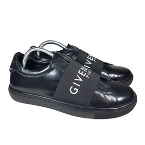 Givenchy Paris Urban Street Leather ALL BLACK Sneakers Sz 10